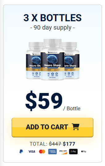 Neuro Sharp 3 bottles